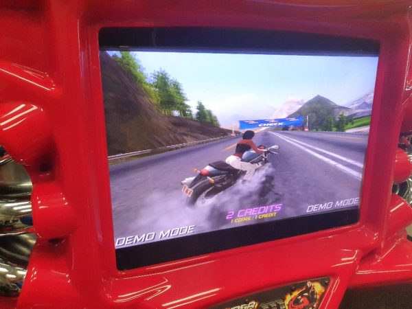 Superbikes racing arcade machine demo gameplay