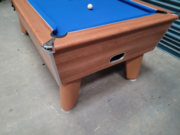 Blackball walnut pool table