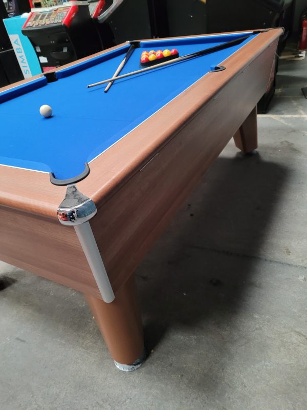 Blackball light walnut 6x3 pool table